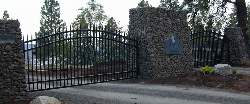 Double Drive Entry For A Premier Winery, Arbor Crest, In Spokane Washington